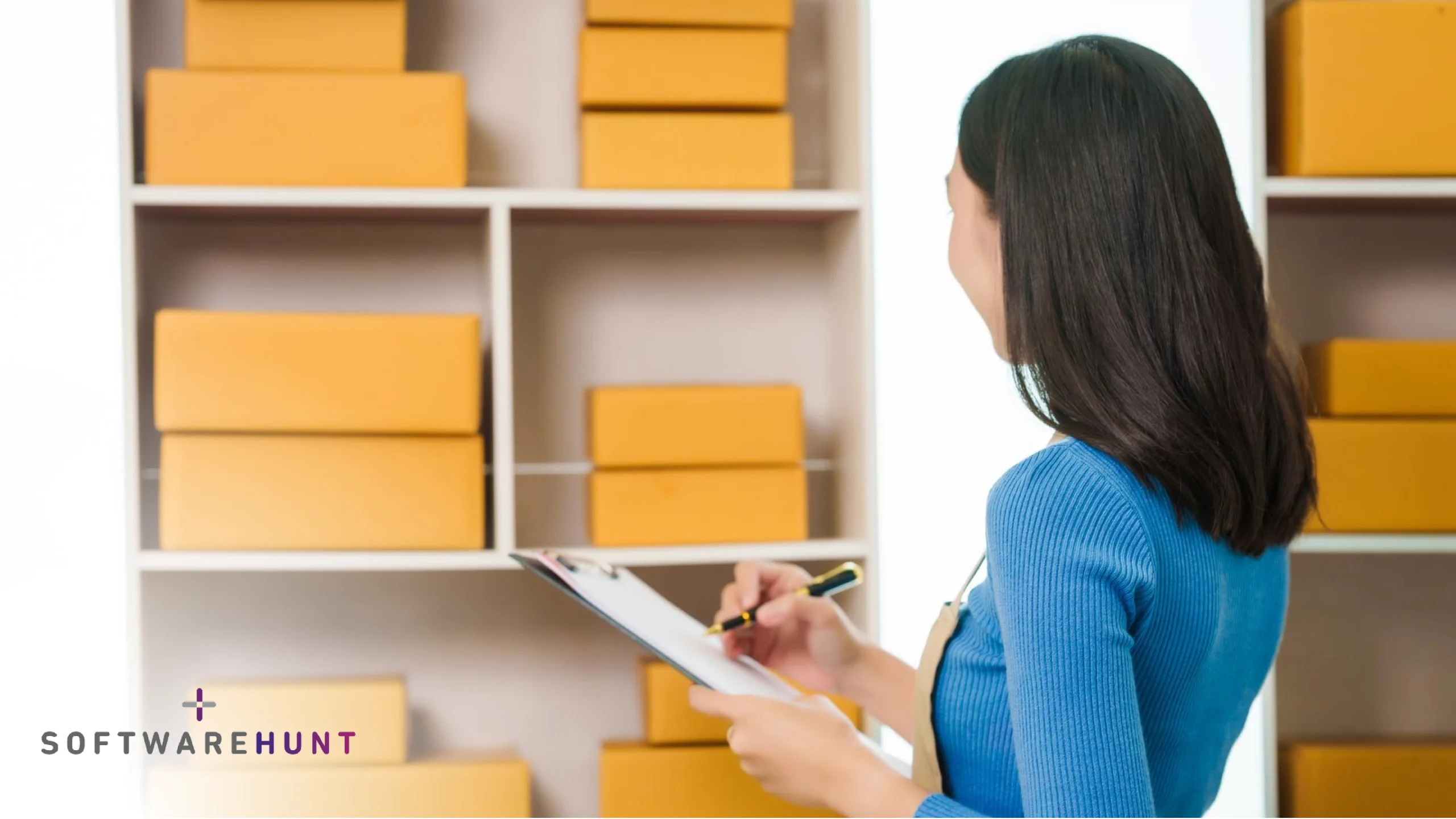 A blog cover images shows how to track Inventory Stock In & Stock Out Automaticall